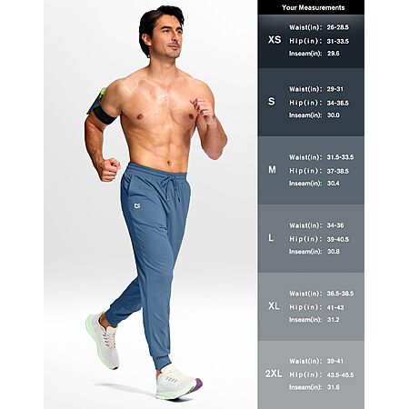 G Gradual Men's Athletic Joggers