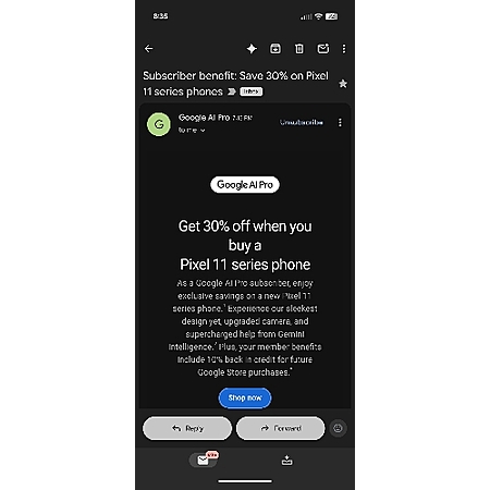 YMMV Google Pixel 11 Series 30% off for AI Pro Subscribers