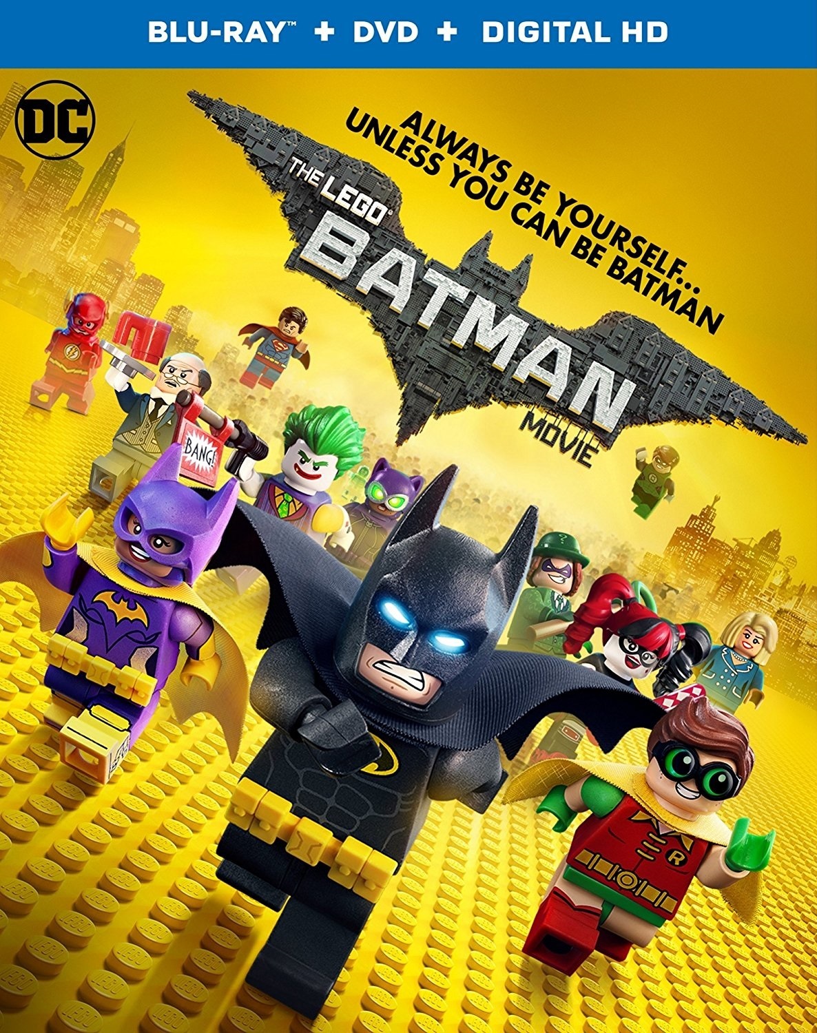The Lego Batman Movie or The Lego Ninjago Movie (Blu-ray + DVD + Digital) $5.99