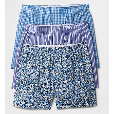 Men's 100% Cotton Boxers 3pk/$12.58 F/S at Gap Factory