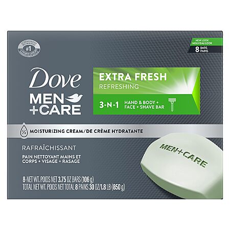 DOVE MEN + CARE 3 in 1 Bar for $8.07