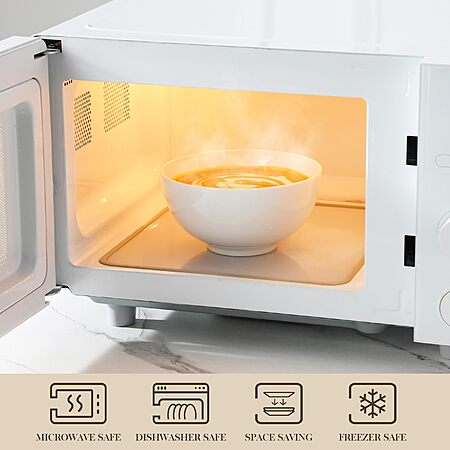 Set of SIX Shatter Resistant Porcelain Soup Bowls $15.99 AC AMAZOM FS w/PRIME