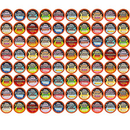 Java Factory Flavored Coffee Pods, Assorted Sampler, Variety Pack, Compatible with K Cup Brewers Including 2.0, 80 Count  $25.08 or less S&S