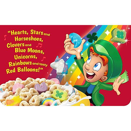 $4.02-$4.56 S&S Clip Q AMZ Lucky Charms Gluten Free Cereal with Marshmallows, Giant Size, 26.1 oz