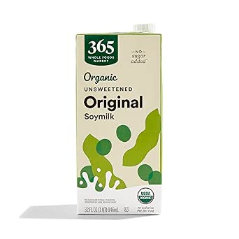 4/$8.24 PRIME Shelf Stable 365 by Whole Foods Market, Organic Unsweetened Soy Beverage, 32 Fl Oz