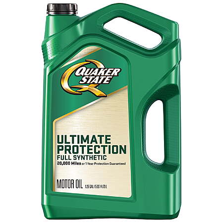 $23.98 Walmart Quaker State Ultimate Protection Full Synthetic 5W-20, 5W 30 Motor Oil, 5 Quart