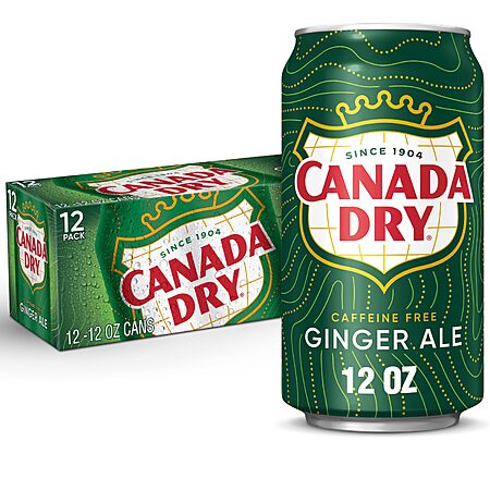 3/$15.09 or less S&S MultiBuy Canada Dry Ginger Ale or Zero Sugar Ginger Ale, 12 Oz Cans, 12 Count + More