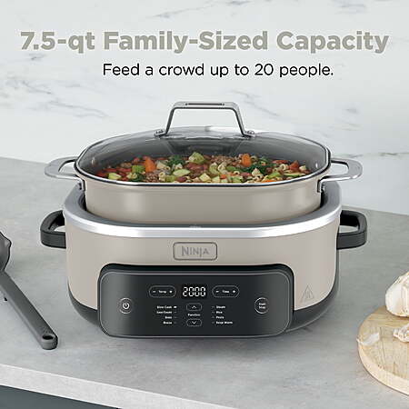 $99 FS WALMART Ninja 8-in-1 PossibleCooker Plus 7.5 Qt Multi-Cooker, Slow Cooker, Steamer, Dutch Oven