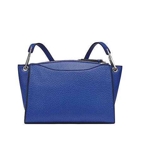 $49.55 FS AMAZON Calvin Klein Women's Garnet Top Zip Crossbody Handbag Vegan Leather, 2 Exterior Slip Pocket Blue or Black color