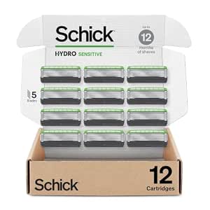 PRIME $16.65 S&S Clip Q Schick Hydro Sensitive 5-Blade Mens Razor ...