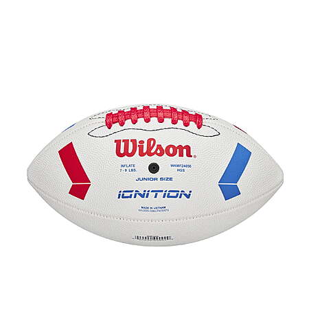 $10 FS WALMART+ or pick up where available Wilson NFL Ignition Junior (8-12 years) Size Football – Red/White/Blue