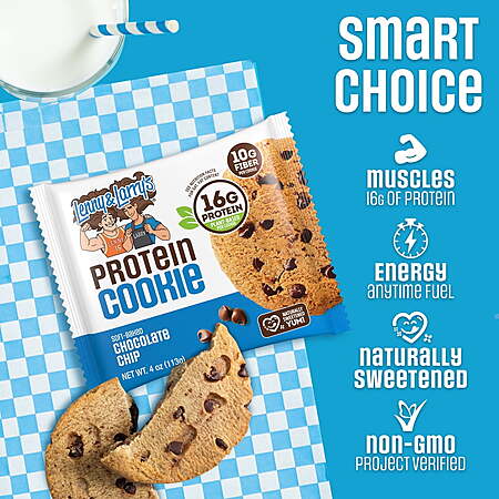 $17.62 all flavors at link Walmart: Lenny & Larry's Protein Cookie, 4 oz, 12 Ct