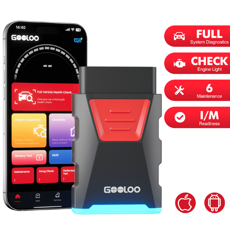 $31.99 FS WALMART by GOOLOO DS100 OBD2 Scanner Bluetooth, Full System Car Diagnostic Tool for iOS & Android