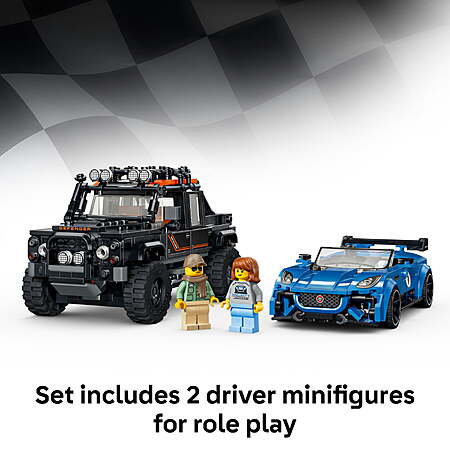 $59.97 get $11.70 Walmart cash on : LEGO® Speed Champions 77264 Jaguar F-TYPE Project 7 & Land Rover Defender