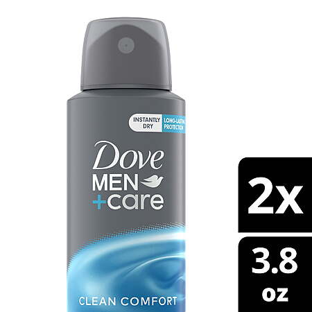 $15.97 get $8.50 Walmart Cash 2 Count Dove Men+Care Antiperspirant Deodorant Dry Spray For Men 72-hour Sweat And Odor Protection ,3.8 oz
