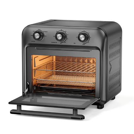 $65 FS WALMART by ECOHORN: 21QT Air Fryer Toaster Oven with Convection, 5-in-1 Countertop Cooker, Visible Window