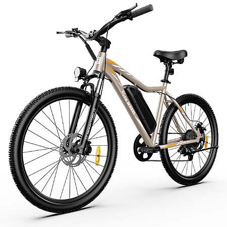 $330 FS WALMART by 5th Wheel - WLB17 26" Electric Bike for Adult, 500W Peak Electric Bike with 36V 10.4Ah Removable Battery, Electric Bicycle with 7 Speed
