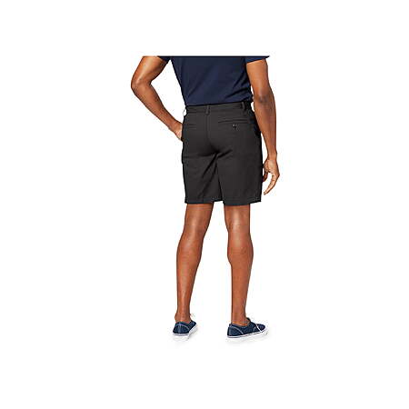 $7.90 FS WALMART+ Men's Dockers Straight Fit Stretch Twill Shorts (Black) $7.90 in sizes 36, 40, 42, 44