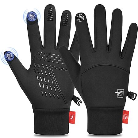 $5.59ac AMAZON Winter Gloves for Men Women Warm Touchscreen Running Gloves Size Medium