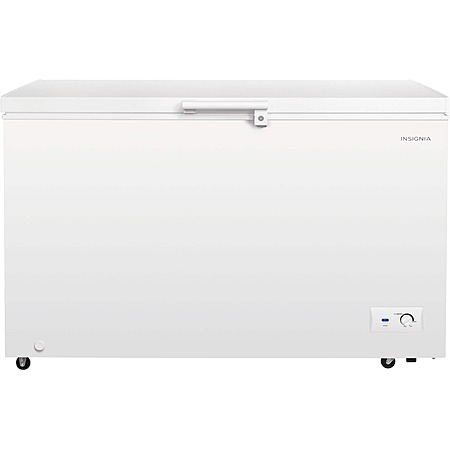 $350 Pick Up Best Buy Insignia™ - 13.1 Cu. Ft. Manual Defrost Garage-Ready Chest Freezer - White