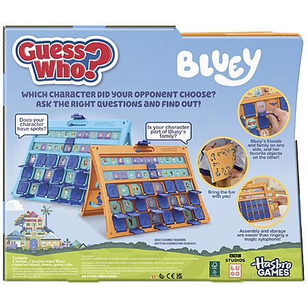 $12.12 AMAZON Hasbro Gaming Guess Who? Bluey Edition Game | Bluey ...