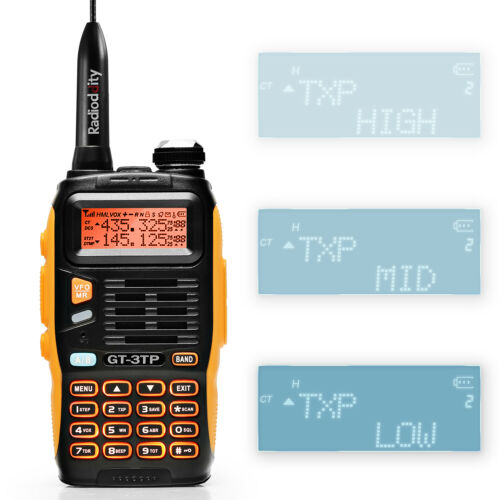 Baofeng GT-3TP Mark III Two-way Radio HP V/UHF TRI-POWER 8Watt Walkie Talkie $32.99 AC - Ebay