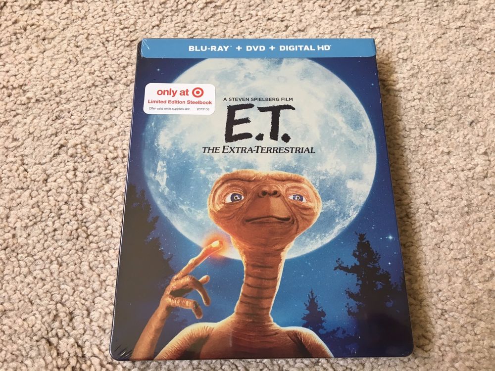 E.T. - The Extraterrestrial Bluray/DVD/Digital Copy Steelbook - $10.40 at Target B&M - YMMV