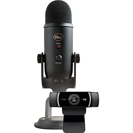 [Refurbished, Logitech Store via ebay] Blue Microphones - Pro Streamer Pack with Blue Yeti USB Microphone & Logitech C922 Pro + FS $89.99