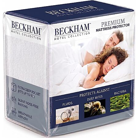 Beckham Hotel Collection Cotton-Blend (80/20) Mattress Protectors Cali King 22.99, King 21.99, Queen
