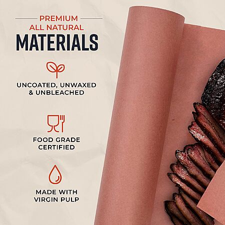 Bryco Goods Pink Butcher Paper Roll for Smoker, 2x 18" x 175' 26.99, 1x 18" x 175' $15.98, 18" x 100'