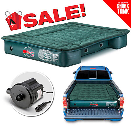 Pittman Truck Bed Air Mattress with Portable 12V DC Pump – Fits Ford, Chevy, GMC, RAM & Toyota Trucks 6'-6.5' beds | AirBedz Lite - $119.43 with Shipping