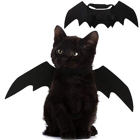 Pet Cat Bat Wings for Halloween, Cosplay, Cat Dress Up Accessory