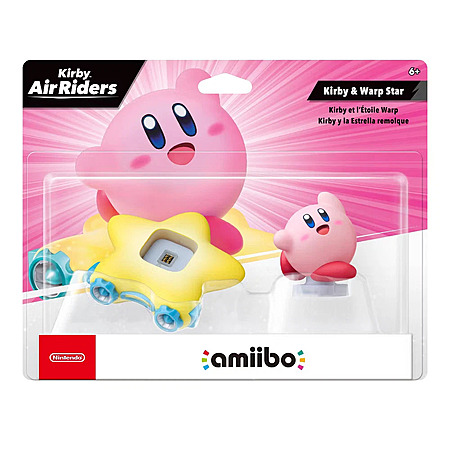 Nintendo Amiibo Kirby & Warp Star (KirbyAir Riders Series) - $25.59 or less + FS