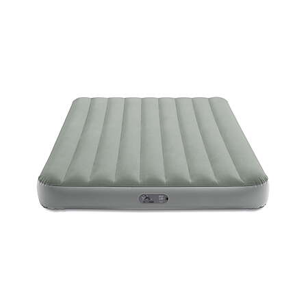 Intex 10" Queen Standard Dura-Beam Airbed Mattress with Built-in Pump