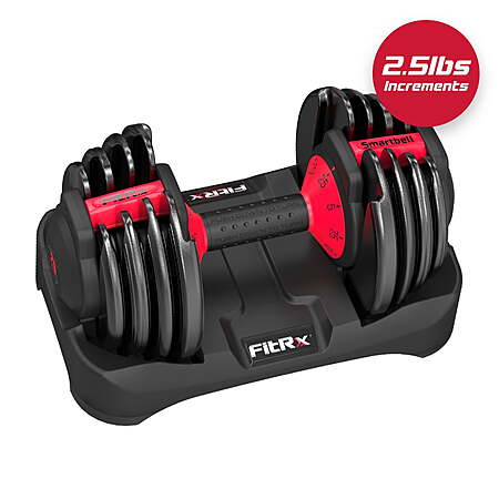 FitRx SmartBell, 9 in 1 Adjustable Dumbbell, 25 lb - $69