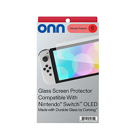 onn Corning Glass Screen Protector for Nintendo Switch OLED w/ Application Tray $0.50 + Free Pickup