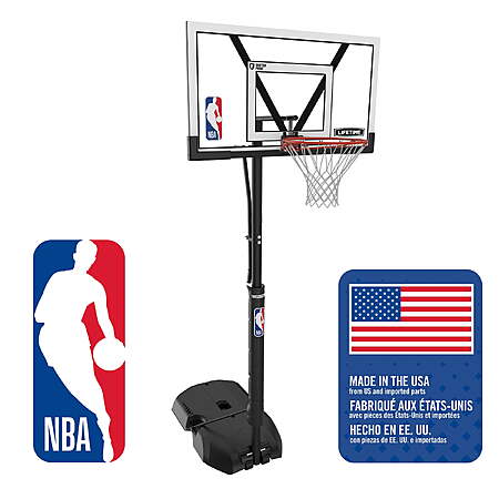 Lifetime NBA Branded 8ft-10ft Adjustable Height 54" Portable Basketball Hoop (92137) - $329 + Free Shipping