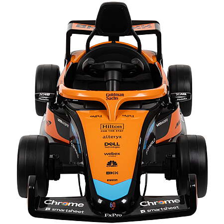 Huffy 12V McLaren Formula 1 Ride-On Car with Remote Control, Ages 3–5, Kids, Orange