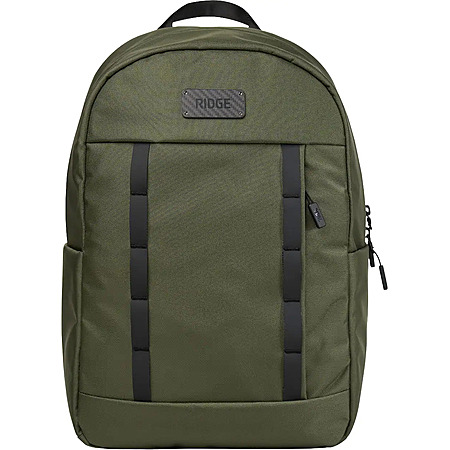 The Ridge Wallet - Commuter Backpack - Matte Olive Green