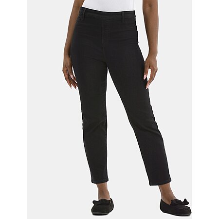 Time and Tru Women's High Rise Straight Leg Jeggings, 27.5" Inseam, Sizes XS-XXL