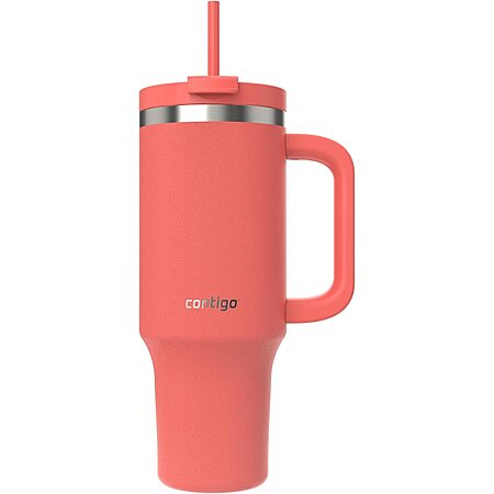 40-Oz Contigo Streeterville Insulated Tumbler w/ Straw: Reef $12.10 or Coral $11.60 