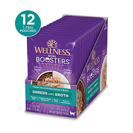 12 pack Wellness Bowl Boosters Tuna and Shrimp - Amazon