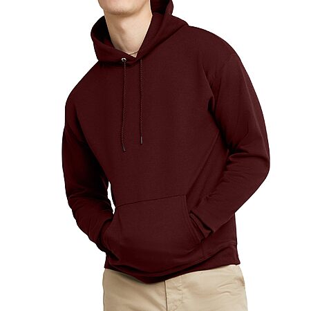 Hanes Men's EcoSmart Hoodie, Midweight Fleece Sweatshirt, Pullover Hooded Sweatshirt for Men $8.72