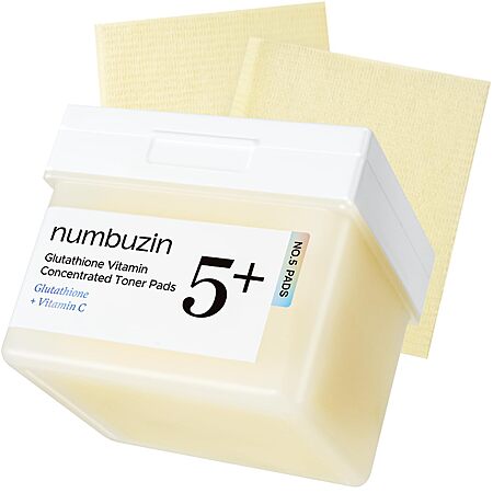 numbuzin No.5 Vitamin-Niacinamide Concentrated Pad, Daily Double-Sided Facial Pads w/Glutathione, PHA & LHA for Fresh Radiant-Looking Skin, 180 ml (70 Pads) S&S $14.04