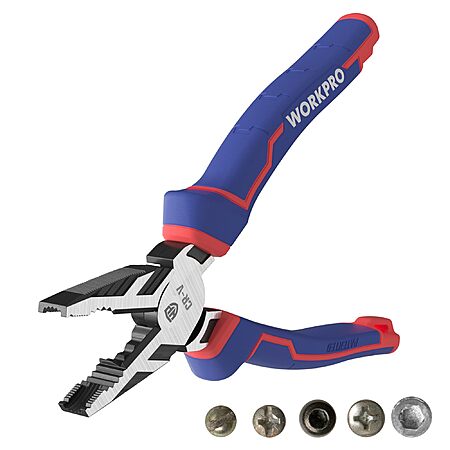 Prime Members: 8" WORKPRO Linesman PRO Screw Extractor Combination Pliers $12 + Free Shipping