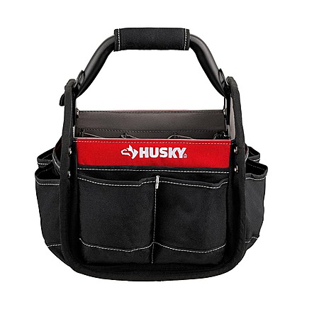 YMMV - Select Home Depot Stores: Husky 10 in. 15 Pocket Open Top Tool Bag. Free Delivery. $19.98