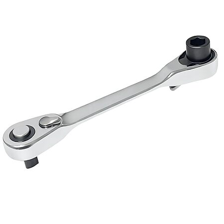 Knugoua 2-in-1 Flex-Head 1/4" Ratchet Wrench 72-Tooth Reversible, Mini Socket & Hex Bit Driver. YMMV - Coupon Price $7.11 (4 replies)