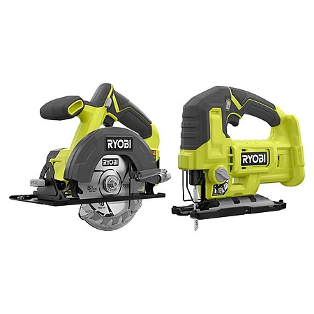 RYOBI ONE+ 18V Cordless 2-Tool Combo Kit with 5-1/2 in. Circular Saw and Jig Saw (Tools Only) $71.02 at Home Depot
