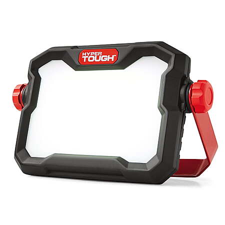 Hyper Tough 10W LED 1000 Lumen Rechargeable Free Standing Light, Handheld Portable Work Light $14.97