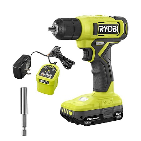 Select Stores: Ryobi One+ 18V  Cordless 3/8" Drill Kit w/ 1.5Ah Battery & Charger $34.90 + Free Store Pickup